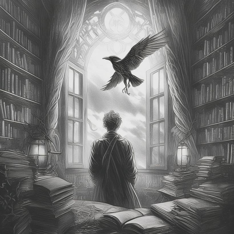 The Crow animated short film still