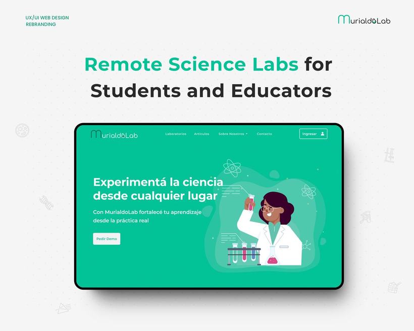 EduLabs UX/UI screens